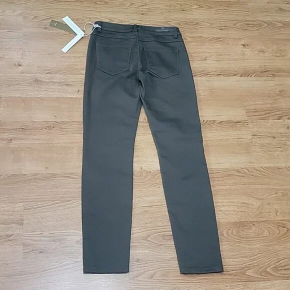 Lauren Conrad Green Skinny Pants Jeans Size 2 NWT - Picture 7 of 9